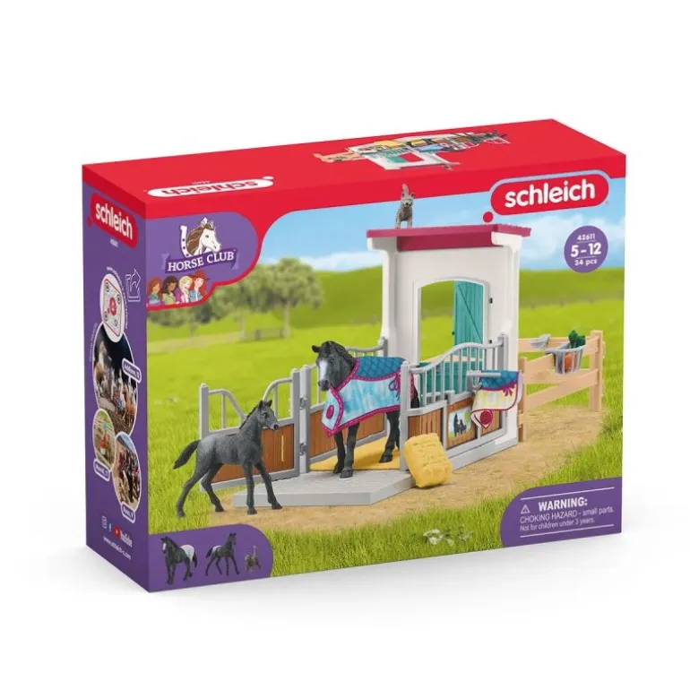 Kit box avec jument et poulain - Schleich