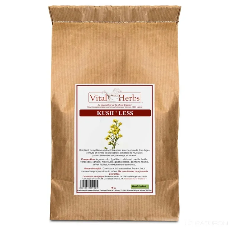 Kushless équilibre système endocrinien du cheval - Vital'Herbs