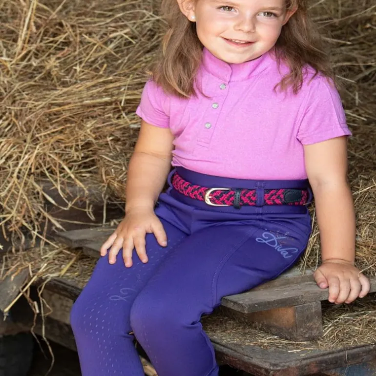 Legging équitation enfant strass Diva Full grip - Harry's Horse