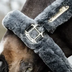 Licol cheval doublé mouton synthétique - Kentucky