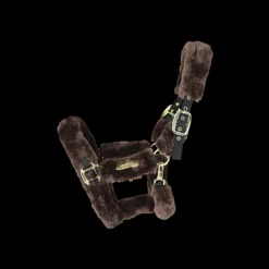 Licol cheval doublé mouton synthétique - Kentucky