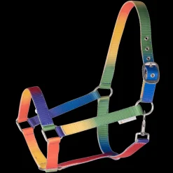 Licol cheval nylon Arc-en-ciel - Waldhausen