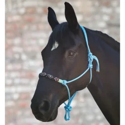 Licol éthologique cheval à noeuds design perles - Waldhausen