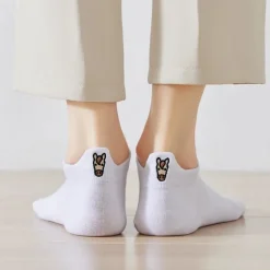 Lot de 4 socquettes blanches cheval - TitesChaussettes