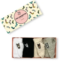 Lot de 4 socquettes tête de cheval - TitesChaussettes