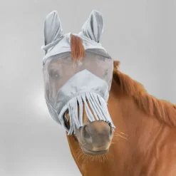 Masque anti-mouche anti-UV cheval à franges Premium - Waldhausen
