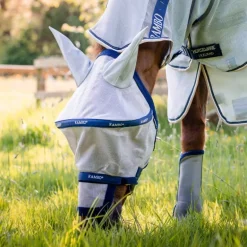 Masque anti-mouche anti-uv cheval Rambo arceau - Horseware