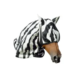 Masque anti-mouche et UV cheval Buzz-off Zebra - Bucas