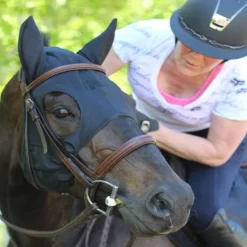 Masque cheval anti-stress oreilles anti-bruit Technologie Titane Liquide - Fenwick