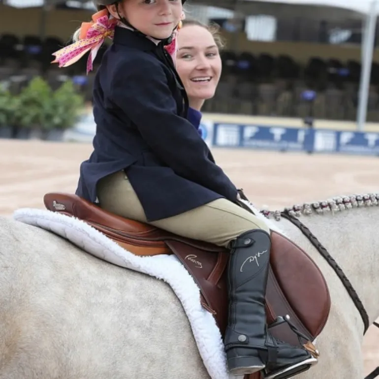 Mini-chaps en cuir enfant - Dy'on
