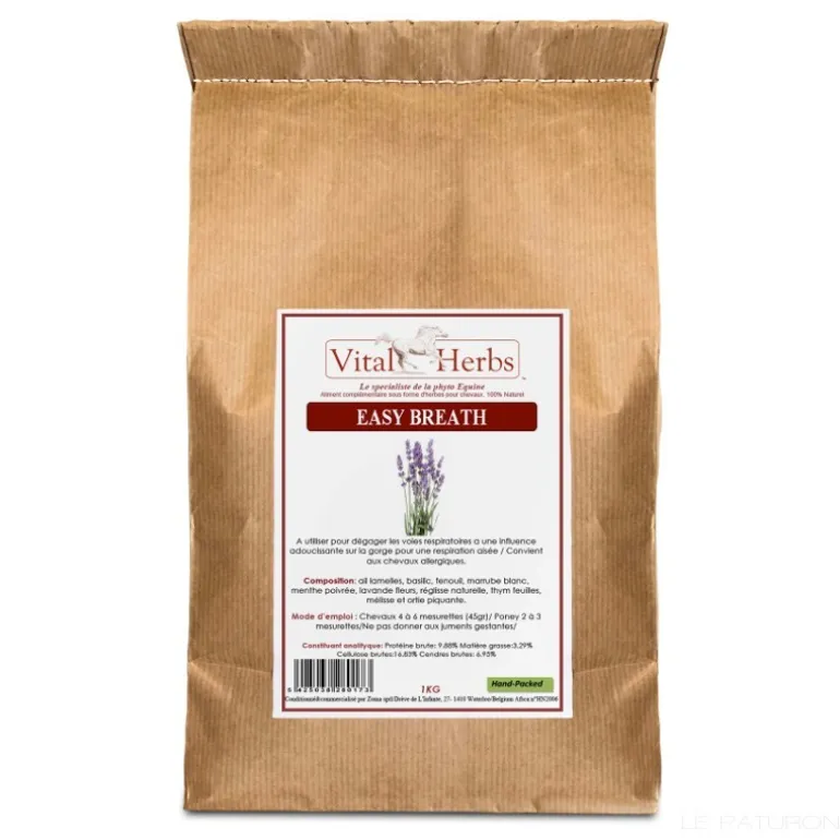 Mélange respiration cheval Easy Breath - Vital Herbs
