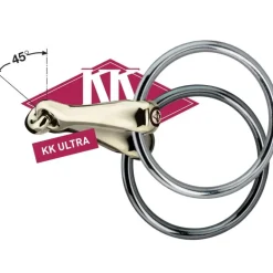 Mors à olives pour bride double brisure KK Ultra en Sensogan 14 mm - Sprenger