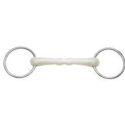 Mors cheval droit deux anneaux résine à la pomme Flexi