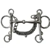 Mors cheval Pelham canon fin avec gourmette