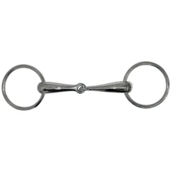 Mors deux anneaux cheval gros canon 19 mm Pro Confort - Harcour