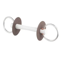 Mors deux anneaux cheval canon doux Comfort 6 cm - Beris