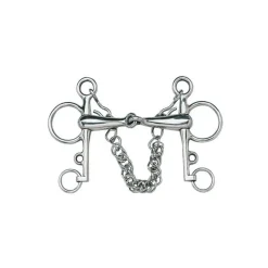 Mors Pelham brisé inox