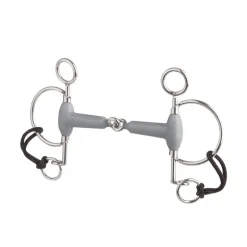 Mors Pelham cheval court canon à olives simple brisure médium - Beris