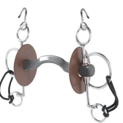Mors Pelham cheval court avec passage de langue Konnex dur - Beris