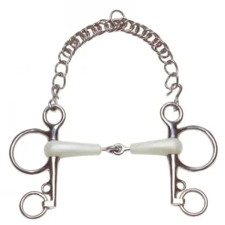 Mors Pelham cheval résine pomme Flexi