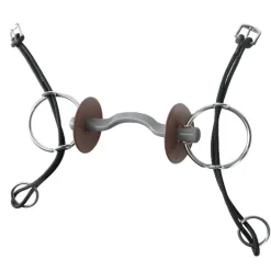 Mors releveur cheval passage de langue Konnex canon doux - Beris