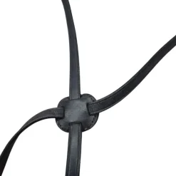 Muserolle croisée cheval en cuir