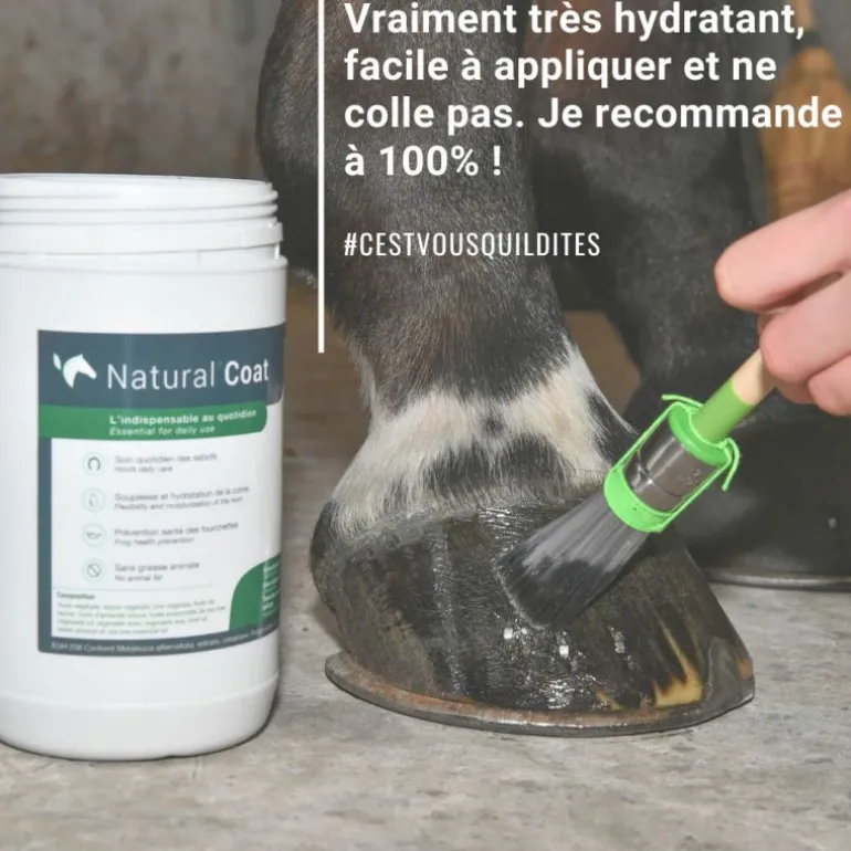 Natural'Coat -onguent sabot cheval incolore et noir – Natural'Innov