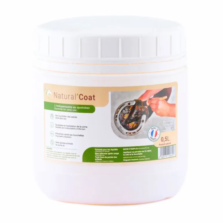 Natural'Coat -onguent sabot cheval incolore et noir – Natural'Innov