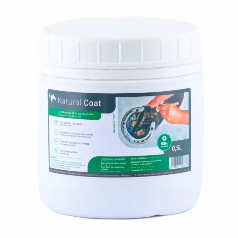 Natural'Coat -onguent sabot cheval incolore et noir – Natural'Innov