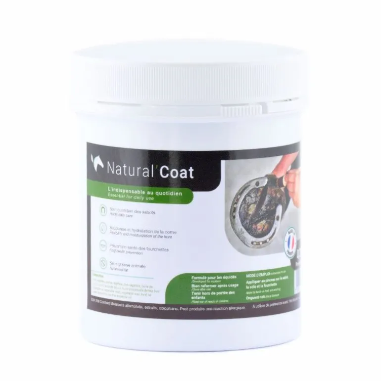 Natural'Coat -onguent sabot cheval incolore et noir – Natural'Innov