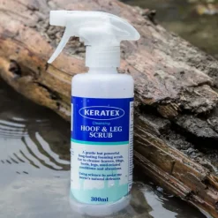 Nettoyant sabot et membres cheval sans rinçage (prévention gale de boue) Hoof and Leg Scrub - Keratex