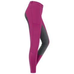 Pantalon équitation enfant Micro Sport fond peau - Elt