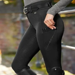 Pantalon équitation femme thermique et déperlant fond silicone Mina - Elt