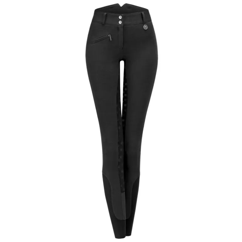 Pantalon équitation taille haute femme chaud thermique Fun Sport fond silicone - Elt