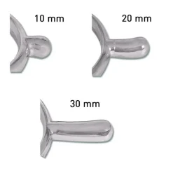 Éperons inox avec lanières et strass Femme Crystal - Waldhausen