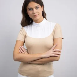 Polo concours équitation Femme manches courtes Prystie - Harcour