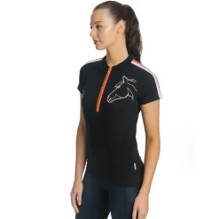 Polo coton zip Femme Flamboro - Horseware