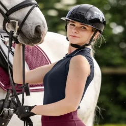 Polo sans manches équitation femme Paris - Elt