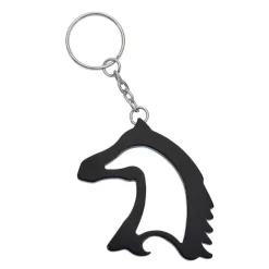 Porte clé et décapsuleur motif cheval couleur