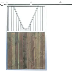 Porte de box coulissante pin Douglas - La Gée