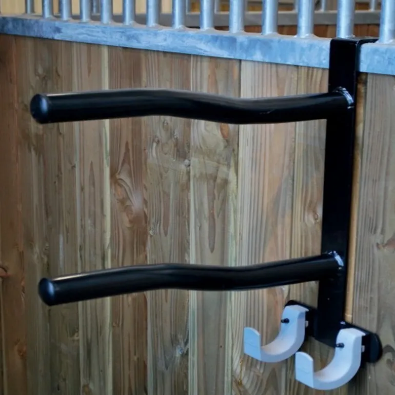 Porte selle de box amovible double - La Gée