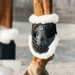 Protège-boulets jeune cheval en mouton Fetlock Boots Bamboo Shield - Kentucky