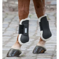 Protège-tendons doublés mouton véritable - Waldhausen