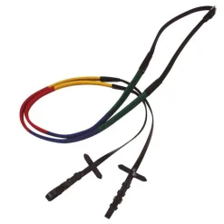 Rênes caoutchouc couleurs éducatives