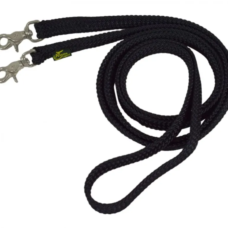 Rênes en corde cheval Polytresse Plate - Ronzon Legend