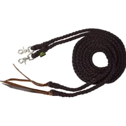 Rênes western polytresse rondes ouvertes - Ronzon Legend