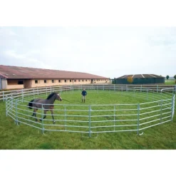 Rond de longe cheval acier galvanisé panel 3 mètres - La Gée