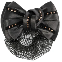 Résille cheveux cavalière avec noeud velours Crystal - Harry's Horse