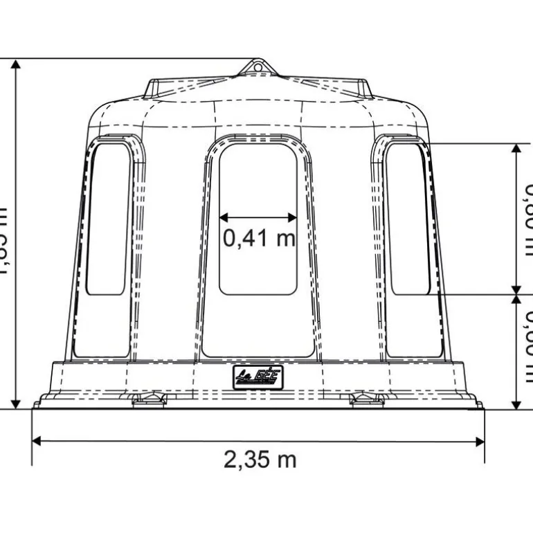 Râtelier de prairie cheval résine avec fond grand modèle - La Gée