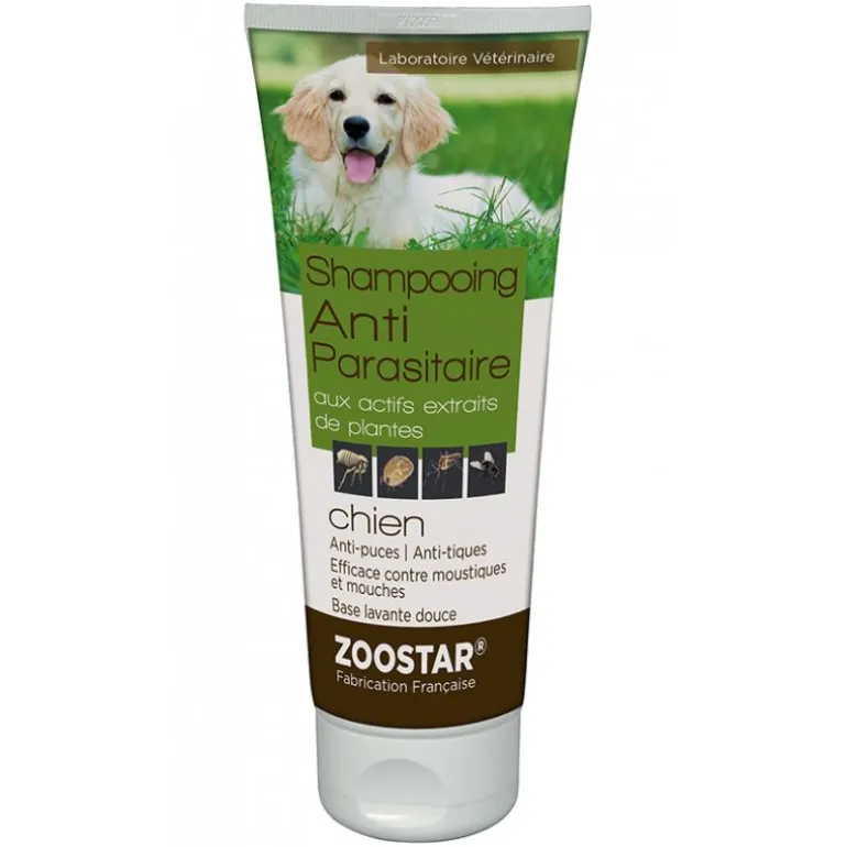 Shampoing antiparasitaire et répulsif chien - Zoostar